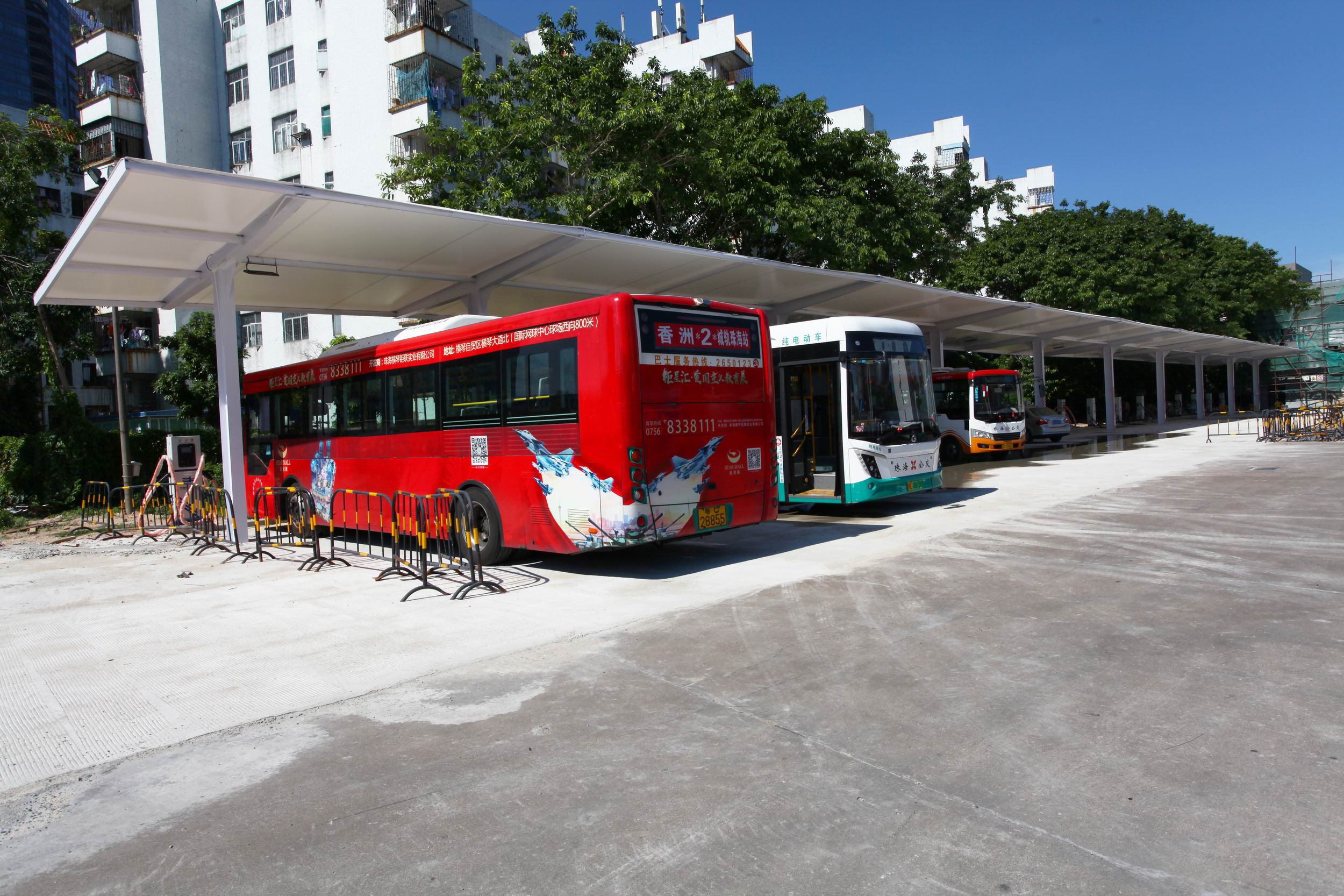 珠海粤海西综合停車(chē)场公(gōng)交站等充電(diàn)站工(gōng)程