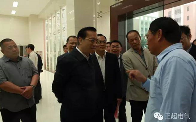 汕头市委书记陈良贤带队赴正超電(diàn)气调研